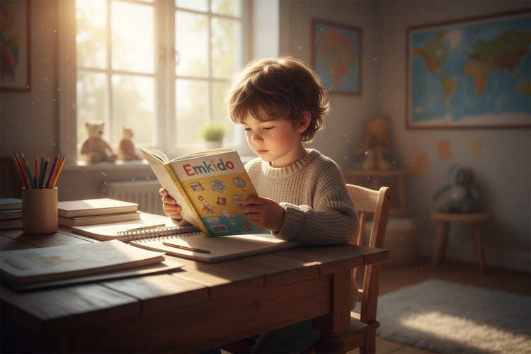 5-7 Reading at Desk