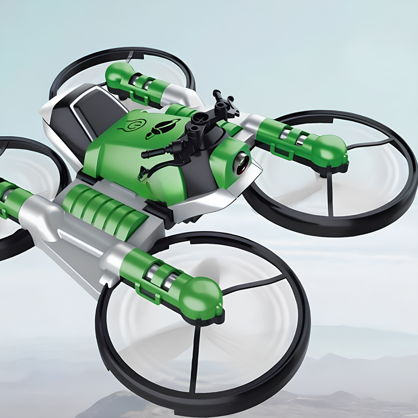 Emkido™ Sky Rider – Ferngesteuertes Drohnenfahrrad